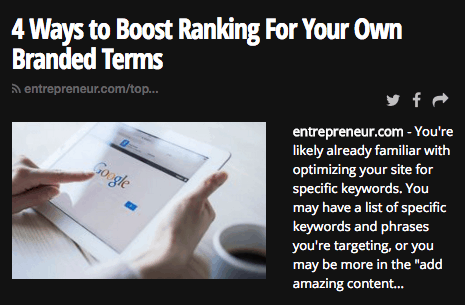 Tips to Boost Your Rankings for Your Branded Terms