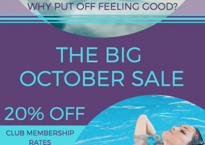 Amber Springs Hotel and Health Spa October Sale: 20% off club memberships.
